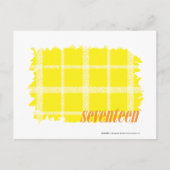 Carte Postale Jaune plaid 3 (Devant)