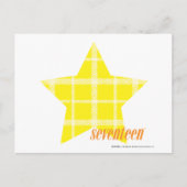 Carte Postale Jaune plaid 4 (Devant)