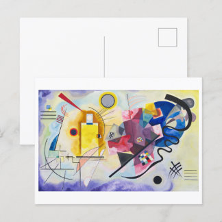 Carte Postale Jaune-Rouge-Bleu | Kandinsky |
