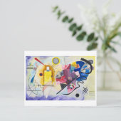 Carte Postale Jaune-Rouge-Bleu | Kandinsky | (Debout devant)