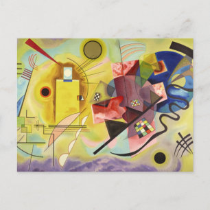 Carte Postale Jaune-Rouge-Bleu par Wassily Kandinsky