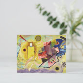 Carte Postale Jaune-Rouge-Bleu par Wassily Kandinsky (Debout devant)