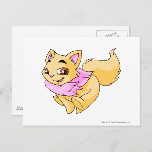 Carte Postale Jaune Wocky (Devant / Derrière)