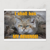 Carte Postale J'aurai MON REVENGE ! (Devant)