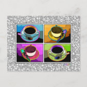 Carte postale - Java Addictions Pop Art (Devant)