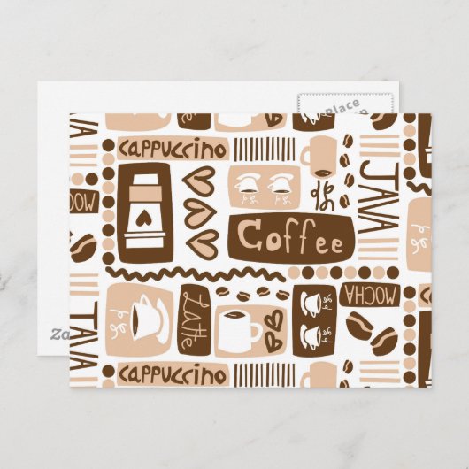 Carte Postale Java Java ! (Devant / Derrière)