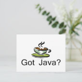 Carte Postale Java obtenu (Debout devant)
