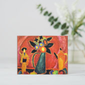 Carte Postale Jawlensky - Fleur japonaise (Debout devant)