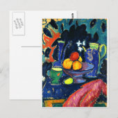 Carte Postale Jawlensky - La vie morte avec Jug (Devant / Derrière)