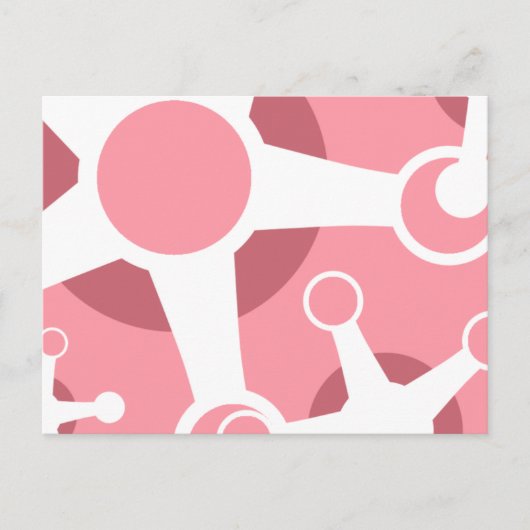 Carte Postale jax retro rose. (Devant)