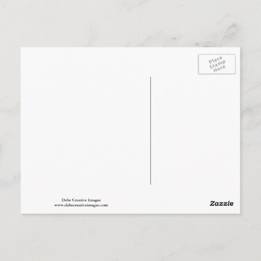 Carte Postale Jay bleu avec neige sur son bec (Dos)