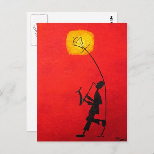 Carte Postale Jazz (Devant / Derrière)