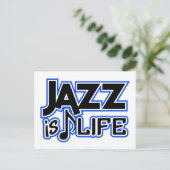 Carte postale Jazz (Debout devant)
