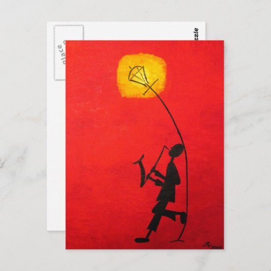 Carte Postale Jazz (Devant / Derrière)