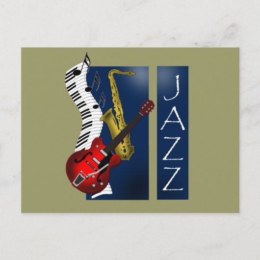Carte Postale Jazz (Devant)