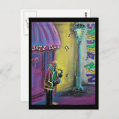 Carte postale Jazz (Devant / Derrière)