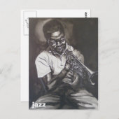 Carte Postale jazz (Devant / Derrière)