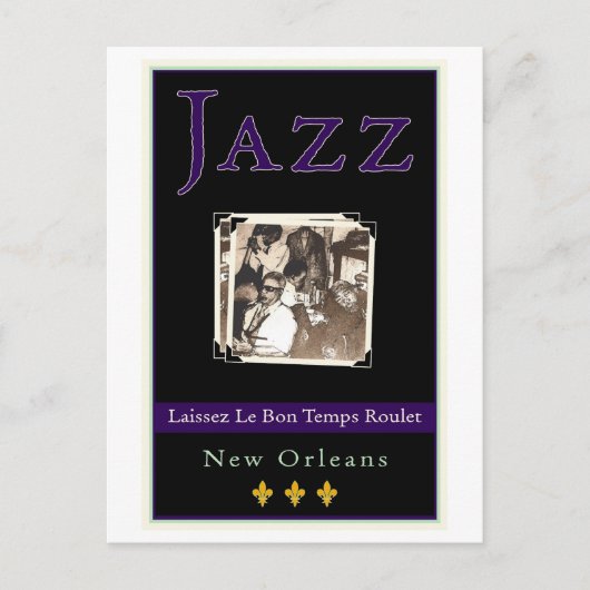 Carte Postale Jazz (Devant)