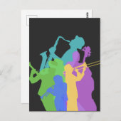 Carte Postale Jazz (Devant / Derrière)