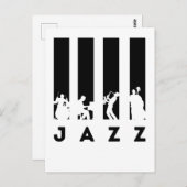Carte Postale Jazz Band (Devant / Derrière)