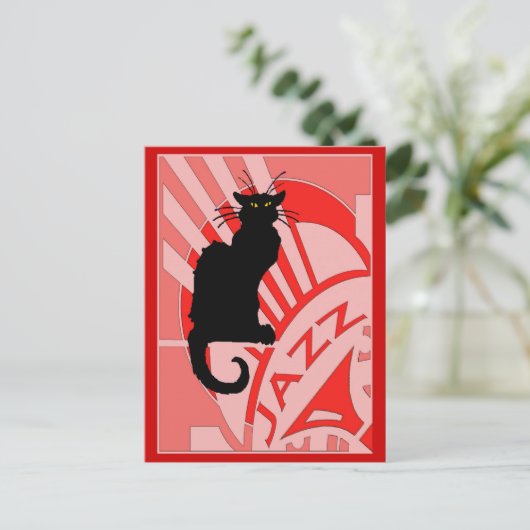 Carte Postale Jazz Cat (Debout devant)
