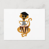 Carte Postale Jazz Cat (Devant)