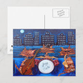 Carte postale Jazz Cats (Devant / Derrière)