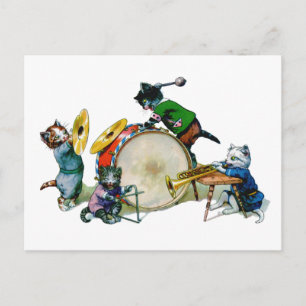 Carte Postale Jazz Cats