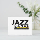 CARTE POSTALE JAZZ DANSE MA SUPERPUISSANCE (Debout devant)