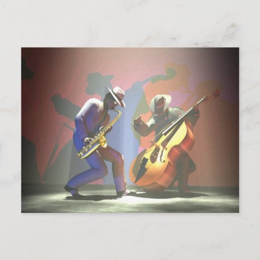 Carte Postale Jazz Duel (Devant)