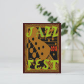 Carte Postale Jazz Fest 2011 Guitare (Debout devant)