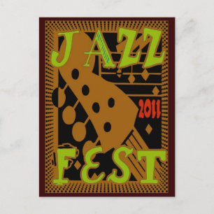 Carte Postale Jazz Fest 2011 Guitare