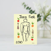 Carte Postale Jazz Festival Matisse Style (Debout devant)