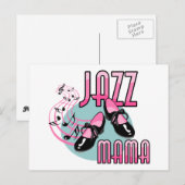 Carte Postale Jazz Mama Tap Dancing (Devant / Derrière)