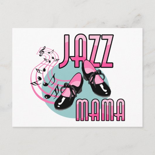 Carte Postale Jazz Mama Tap Dancing (Devant)