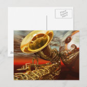 Carte Postale Jazz par Lenny (Devant / Derrière)