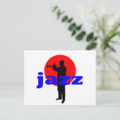 Carte Postale Jazz Player (Debout devant)