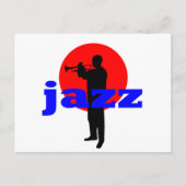 Carte Postale Jazz Player (Devant)