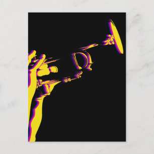 Carte postale Jazz Trumpet Player