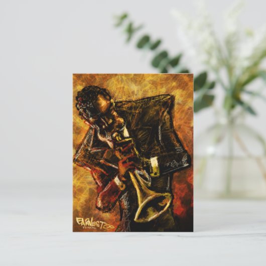 Carte postale Jazz Works (Debout devant)