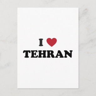 Carte Postale J'Coeur Téhéran Iran