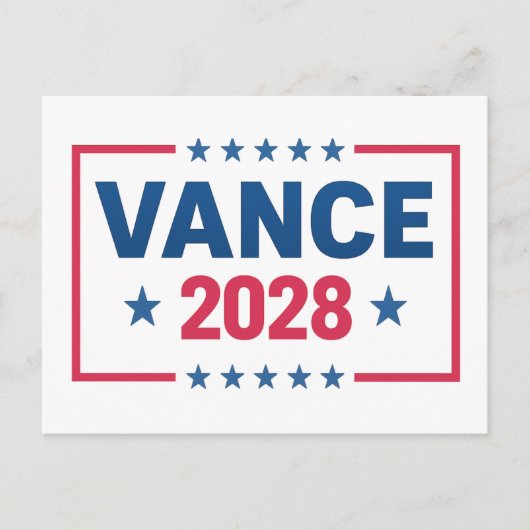 Carte Postale JD Vance 2028 (Devant)
