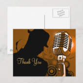 Carte Postale Je chante,Male_ (Devant / Derrière)