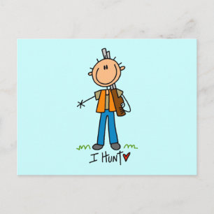 Carte Postale Je chasse les T-shirts et les cadeaux