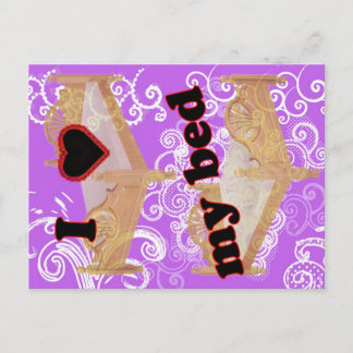 Carte Postale Je Coeur Mon Lit