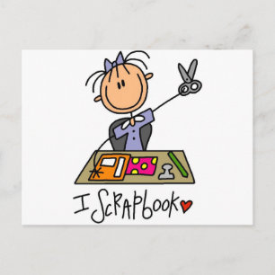 Carte Postale Je collectionne les T-shirts et les cadeaux de scr