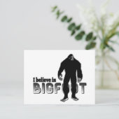 Carte Postale Je crois en BIGFOOT (Debout devant)