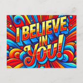 Carte Postale Je Crois En Toi (Devant)