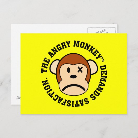 Carte Postale Je demande satisfaction (Devant / Derrière)