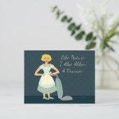 Carte Postale Je déteste un vide (Debout devant)